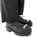 Men's 2025 New Thick Soled Square Toe Casual Small Leather Hairstylist British Black Derby Shoes_vogvips.com
