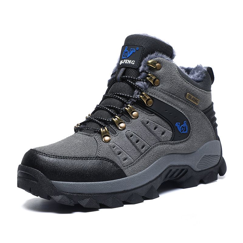 Mountaineering Shoes, Autumn And Winter Thick And Warm Snow Boots, Fashionable And Casual Outdoor Travel_vogvips.com