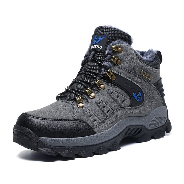 Mountaineering Shoes, Autumn And Winter Thick And Warm Snow Boots, Fashionable And Casual Outdoor Travel_vogvips.com