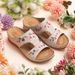 One Line 2025 Summer Roman Shoes With Sloping Heels, Thick Soled Sandals In Large Size, Embroidered Flower Women's Cool_vogvips.com