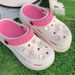 Creative Super Hot Sweet Love Fairy Style Crystal Hole Shoes For Outdoor Wear Thick Soled Platform Sandals_vogvips.com