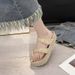 Women's Summer New Ins Trend Thick Sole Slippers For Women Outdoor Casual Breathable EVA_vogvips.com