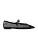 Summer Women's Shoes Black Fashion Mesh Mary Jane Single Shoes Flat Bottom Light Casual Ballet Shoes Trend_vogvips.com