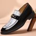 New Large Size Patent Leather Glossy Casual European And American Style Hair Stylist Pointed Toe Men's Trendy Business_vogvips.com