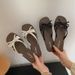 Summer Bowknot Slippers For Women, New Trendy Versatile Sandals, Outdoor Casual Non-slip Beach Shoes_vogvips.com