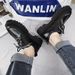 Leather Spring New British Style Black Casual Men's Business Formal Height Increasing Stylish Big Toe Work Shoes_vogvips.com