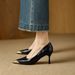Women's European And American Style Party High Heels, 2026 Spring New Model, Metal Pointed Toe, Stiletto Heel, Slip-on, Lightweigh_vogvips.com