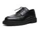 Boys Youth Harajuku Leather Shoes, Men's Korean Version Trendy Business Dress, British Autumn Breathable Casual 596_vogvips.com
