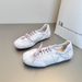 Lancui Recommended 2025 Summer New Square Toe Flat German Training Lace-up Soft Sole Casual Ballet Shoes_vogvips.com