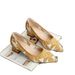 Princess Single Shoes Cross-Border Trade Leopard Print Fly Weave Pointed Toe Chunky Heel Shallow Mouth Mid-Heel Woven_vogvips.com