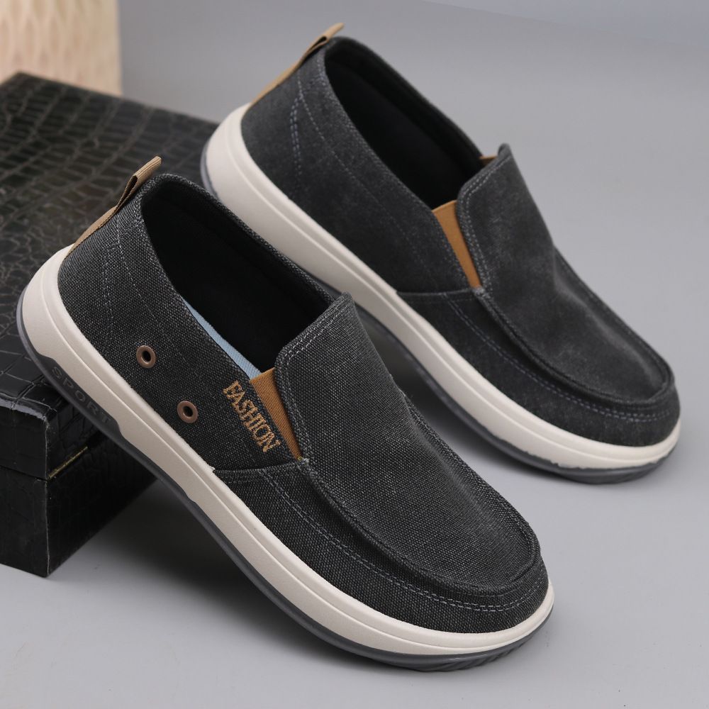 Euro Step 2025 New Trendy Versatile Canvas Men's Breathable Lightweight Comfortable Casual Shoes Men_vogvips.com