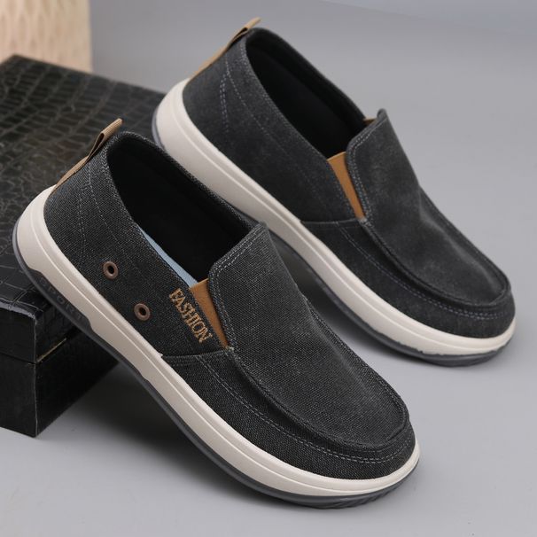 Euro Step 2025 New Trendy Versatile Canvas Men's Breathable Lightweight Comfortable Casual Shoes Men_vogvips.com