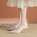763-2 European Station 2024 New Spring Lace Hollow Mesh Pointed Toe High Heels Women Thin Heel Sexy Sandals_vogvips.com