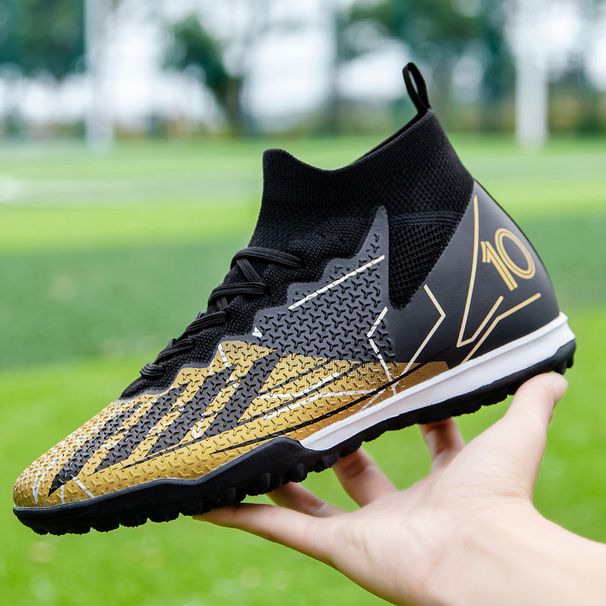 Falcon New High Top Long TF Broken Nail Special Training Shoes Football Men's Edition_vogvips.com