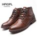 European Warm Series 48 Martin Large Size Zipper Short Men's Autumn Winter High-top Shoes Desert Work Boots_vogvips.com