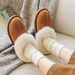 Hot-Selling New Year Short Tube Snow Boots For Women With Wool Mouth, Sheepskin Integrated, Fleece-Lined, Thickened,_vogvips.com