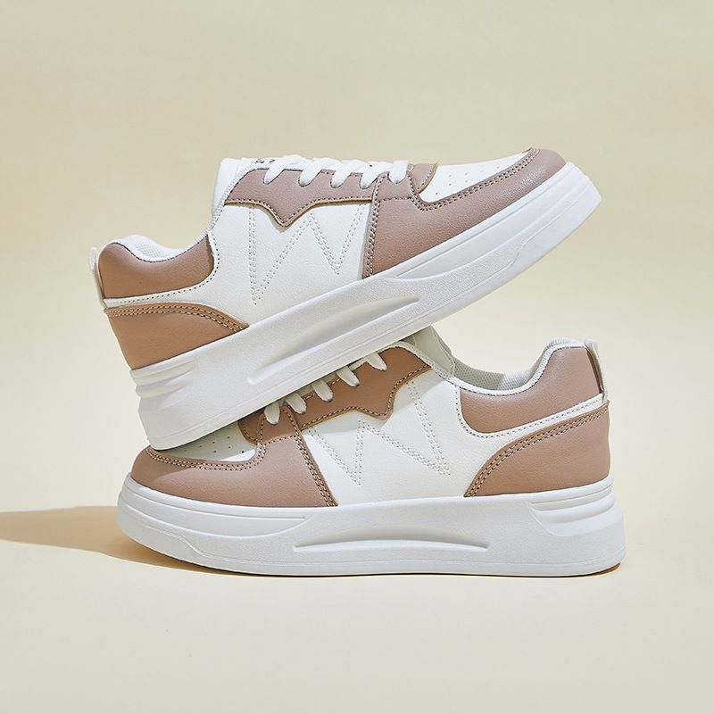 Little White Shoes Female Student Platform Heightening Shoes Sports Board Shoes Casual Shoes_vogvips.com