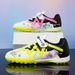 Summer breathable Velcro football shoes lace-free_vogvips.com