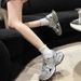Thick Soled Height Enhancing Silver Women S New Multi Functional Breathable Casual Running Shoes_vogvips.com