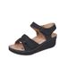 New 2025 Large Casual Fish Mouth Hot Roman Style Sandals Women's Outwear Velcro Shoes_vogvips.com