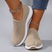 Spring New Women's Fashionable, Breathable, Lightweight, Non-slip, Wear-resistant, Casual Sports Shoes, Flat Shoes_vogvips.com