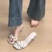 High-style Satin Polka Dot Sandals For Women, New Summer Collection, French Chic Fashion Sandals, High-heeled Slides, Perfect For Wearing Out_vogvips.com