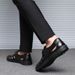 2025 New Summer Men's Casual Genuine Leather Sandals Top Layer Cowhide Beach Thick Sole Breathable Slippers Shoes Trendy_vogvips.com