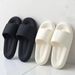 Women's Thick-soled Slippers For Home, Indoor, And Bathroom Use, Non-slip, Suitable For Couples, Men's Outdoor Summer Comfortable_vogvips.com
