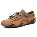 Men's Casual Leather Shoes Men's Soft-soled Octopus Outdoor Driving Shoes Men's Comfort_vogvips.com