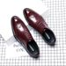 Euro Step 2025 New British Brogue Casual Trendy Breathable Fashion Pointed Toe Leather Formal Business Men's Shoes_vogvips.com