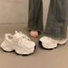 Hot-Sellig Platform Thick-Soled Dad Shoes Wome, Summer 2025 New Style, Breathable Mesh Casual Seakers For Petite_vogvips.com