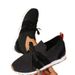 Large 2025 Autumn New Mesh Breathable Lightweight Lace Up Thick Heel Women's Casual Single Shoes_vogvips.com