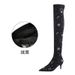 183-3 Winter Long High Heels Stiletto Pointed Toe Suede Rhinestone Sexy Slimming Over-the-Knee Fleece Boots_vogvips.com