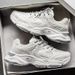 Men's Breathable Mesh Sneakers Fashion Thick Sole Casual Dad Shoes Trendy Lightweight Comfortable Lace Up Walking Running Athletic Shoes_vogvips.com