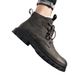 European Warm Series High-Value Spring New High-Top Work Martin Safety Black Leather Boots Outdoor Sports Men's Shoes_vogvips.com