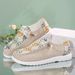 2025 New Flat Bottomed Round Toe Low Top Buddha Beads Women's Casual Shoes For Women_vogvips.com
