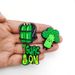 Cartoon Does Not Infringe VSCO Green Series Shoes Flower Shoe Buckle Soft Glue Personality DIY Cute Accessories_vogvips.com