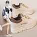 W3676 New White Shoes 2024 Autumn Inner Height Increase Thick Bottom Student Wear Resistant Casual Versatile Breathable Sneakers_vogvips.com