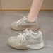 Summer Women's Breathable Shoes, Women's Ins-Style Korean Version Versatile Thick-Soled Sports Shoes, Casual Dad Trendy_vogvips.com