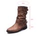 Women Ankle Boots Autumn Winter Short Boots Autumn Winter New Mid Calf For Women Round Toe Low Heel Plus Size Cigarette Motorcycle Boots_vogvips.com