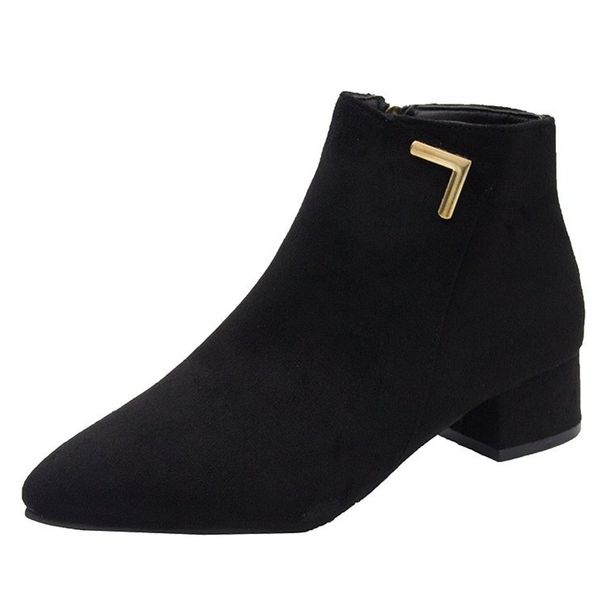 ShoeVault Chlsa Boots For Womn, Slip-Rsistant 2025 Nw Martin Short Pointd To, Chunky Hl, Innr Motorcycl Boots, Ins_vogvips.com