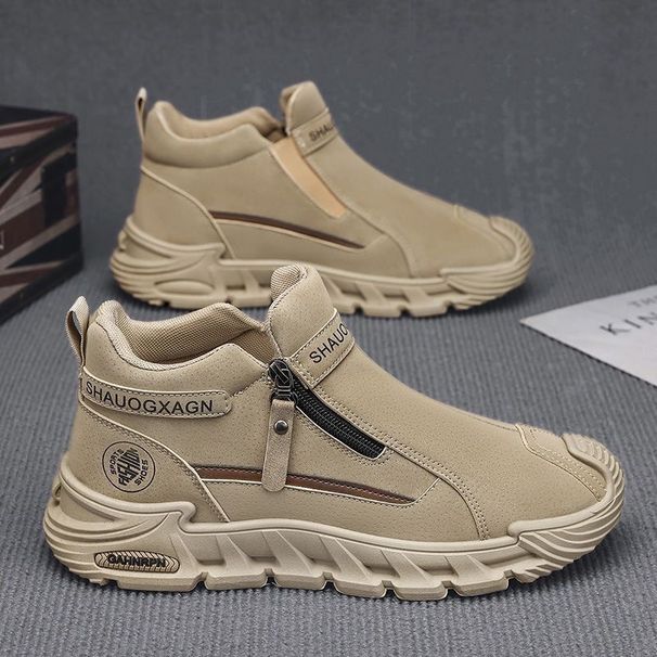 Labor Insurance Shoes Men's Shoes High-top Tooling Shoes Men's Non-slip And Wear-resistant Construction Site Work Sports And Leisure Martin_vogvips.com