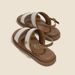Wakaki beach flat-bottomed buckle outer sandals for women 2024 summer new fashion casual all-match Roman sandals_vogvips.com