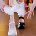 Mary Jane Shoes Women's Single Shoes Round Head Platform Small Leather Shoes High Heel Shallow Mouth Muffin Shoes_vogvips.com