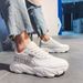 Men Walking Hiking Trekking Shoes Lightweight Sneakers Slip Comfy_vogvips.com
