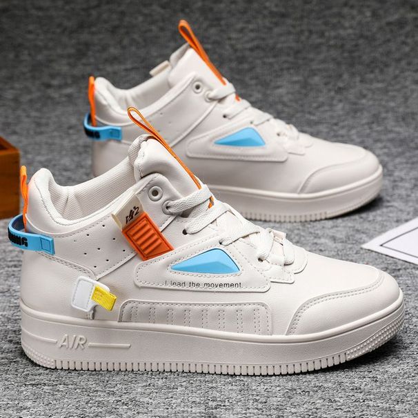 Men Shoes Sneakers Mesh Easy To Clean Shock Absorption Breathable Footgear_vogvips.com