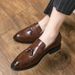 Sole, Men Wedding And Leather Summer Thick Pointed British Tassels, Toe, With Groom Style Shoes For Spring Sole, Tassels, Toe, Casual_vogvips.com
