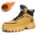 European Warm Series Men's Martin Winter 2025 New Style Fleece-Lined Warm Cotton Shoes High-Top Non-Slip Waterproof Work Safety Boots_vogvips.com