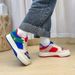 Fashionable Sneakers In Korean Style, Trendy Spring Casual For Female Students, Breathable, Lightweight, Thick-soled_vogvips.com