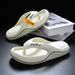 New Men Flip Flops Indoor Outdoor Beach Sandals Super Soft Bottom Slides Non-slip Thick Soled Women Slippers_vogvips.com